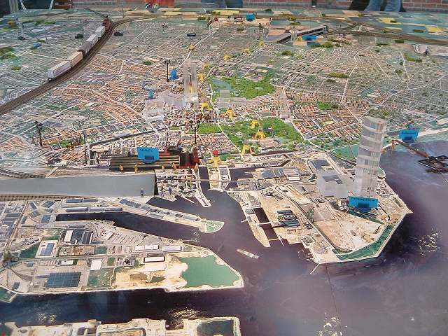 マルメ・立体模型の写真の写真