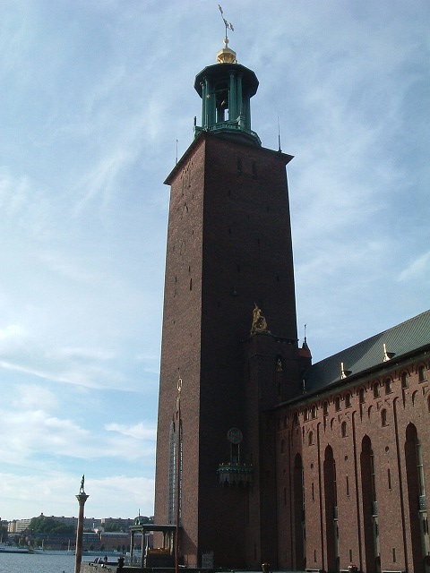 ストックホルム・大聖堂の尖塔の写真の写真