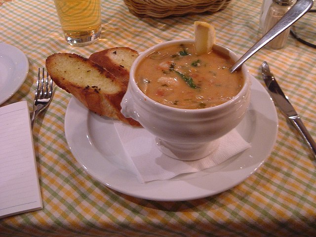 ストックホルム・夕食のスープの写真の写真