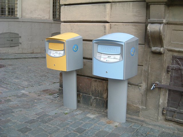 ストックホルム・郵便ポストの写真の写真