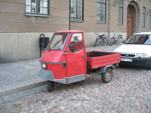 ストックホルム・三輪自動車の写真の写真