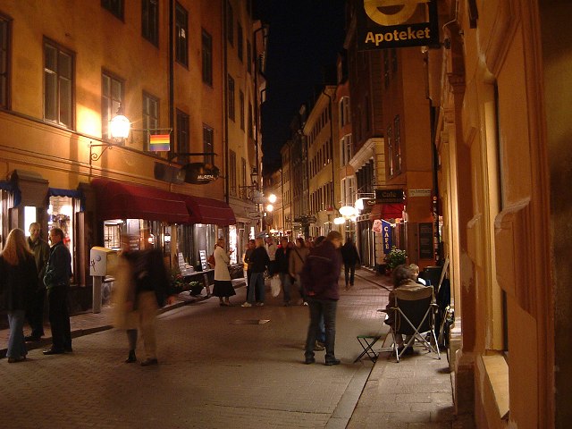 ストックホルム・夜のストックホルムの写真の写真