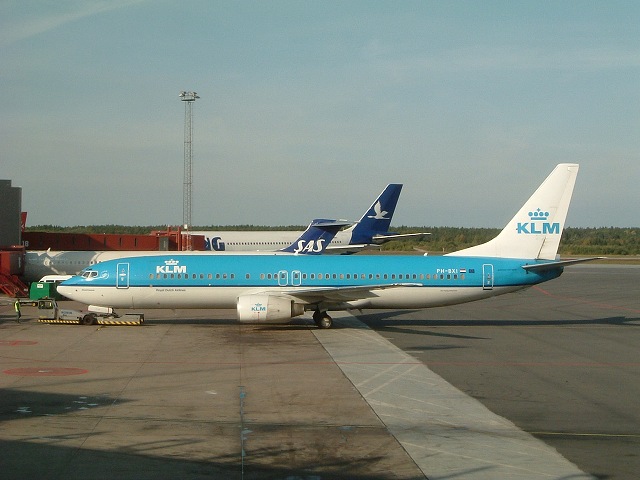 KLMオランダ航空・B737-8K2の写真の写真