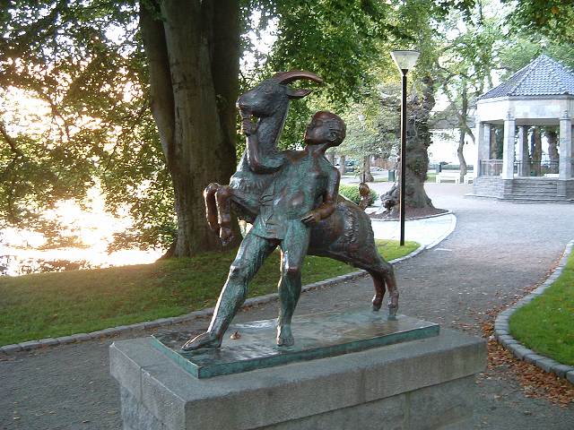 スタバンガー・銅像の写真の写真