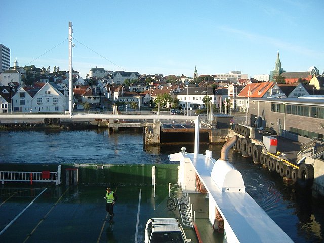 スタバンガー〜リーセフィヨルド・タウヘ出航の写真の写真