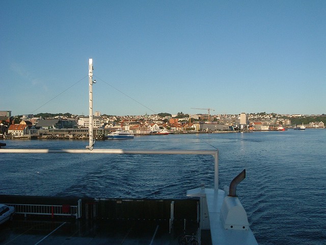 スタバンガー〜リーセフィヨルド・以外に平坦なスタバンガーの写真の写真