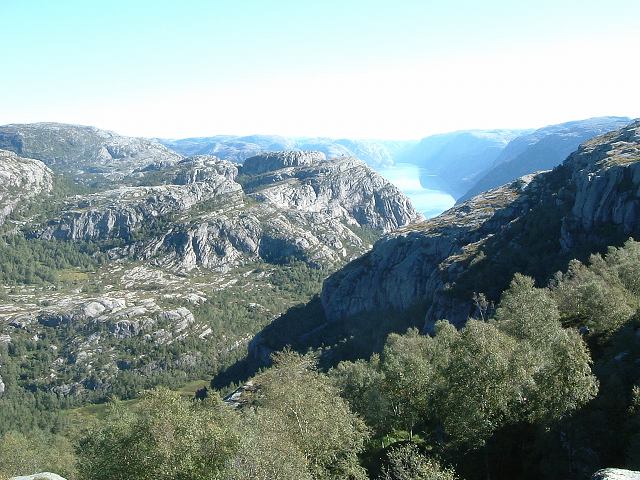 リーセフィヨルド・遠くにフィヨルドが見えたの写真の写真