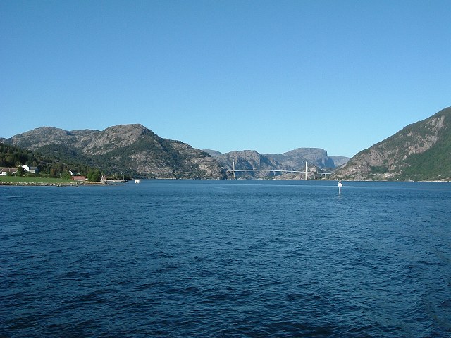 リーセフィヨルド〜スタバンガーの写真の写真