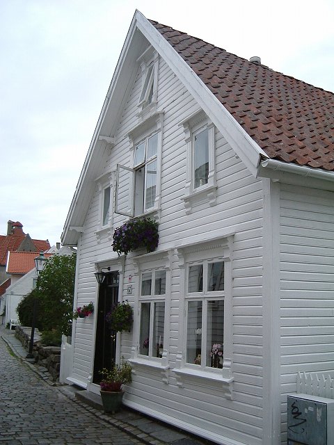 スタバンガー・花を飾った家の写真の写真