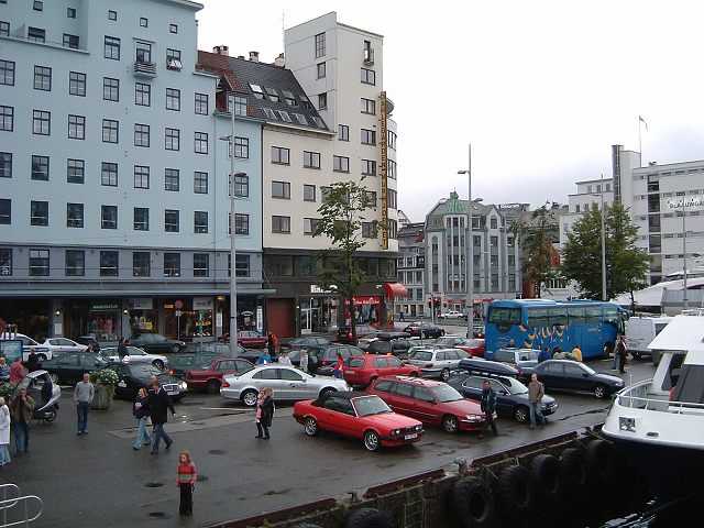 スタバンガー〜ベルゲン・ベルゲンに到着の写真の写真