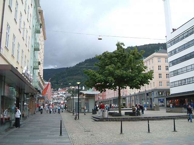 ベルゲン・Torgallmenningen通りの写真の写真