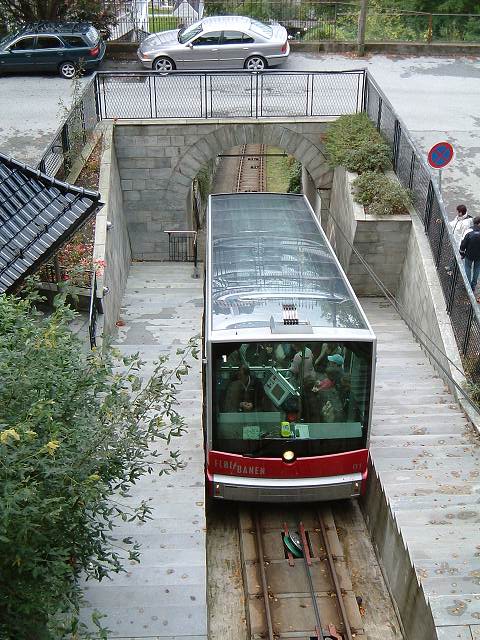 ベルゲン・フロイエン山ケーブルカーの写真の写真