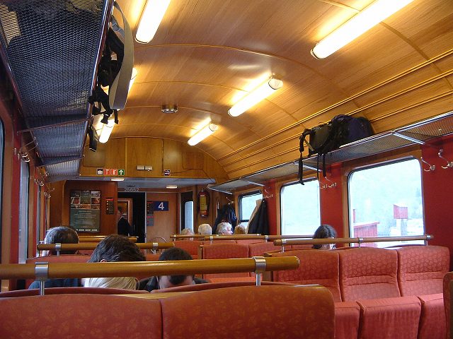フロム〜(フロム鉄道)〜ミュダール・列車の中の写真の写真