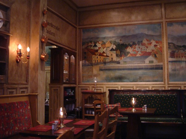 ベルゲン・レストランの中の写真の写真