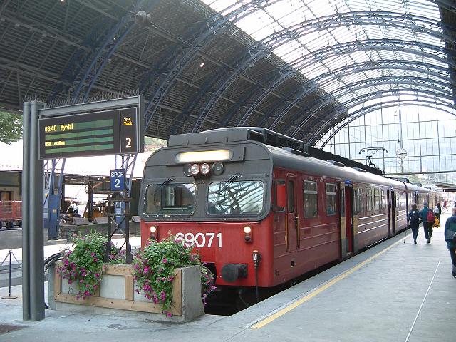 ノルウェー・ミュダールへと向かう電車の写真の写真