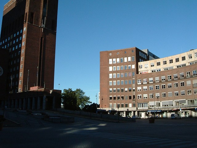 オスロ・フリチョフ・ナンセン広場の写真の写真