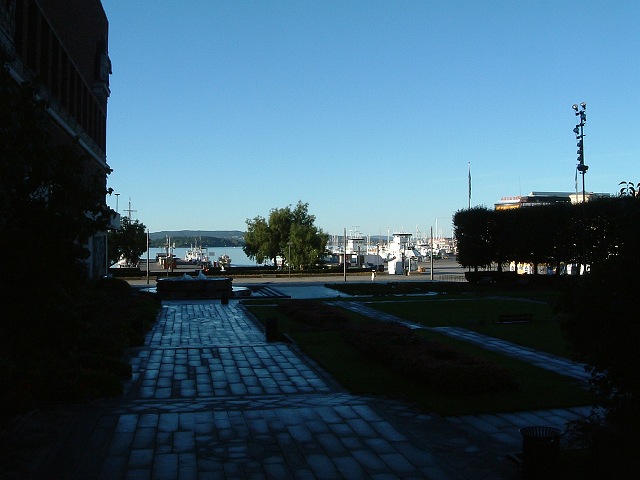 オスロ・市庁舎前広場の写真の写真