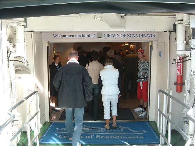 船(DFDS)・船の入り口の写真の写真