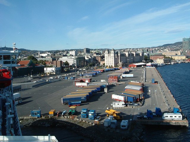 船(DFDS)・コンテナの写真の写真