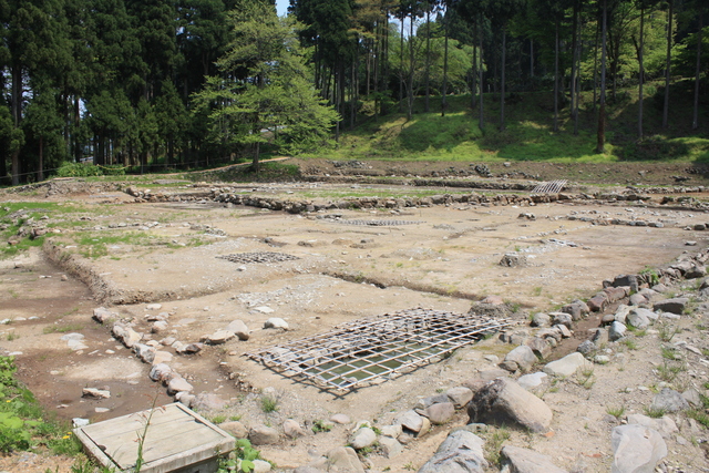 特別史跡・一乗谷朝倉氏遺跡・発掘調査中の屋敷群１の写真の写真