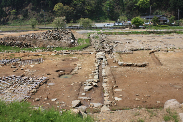 特別史跡・一乗谷朝倉氏遺跡・発掘調査中の屋敷群８の写真の写真