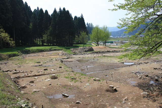 特別史跡・一乗谷朝倉氏遺跡・発掘調査中の屋敷群９の写真の写真