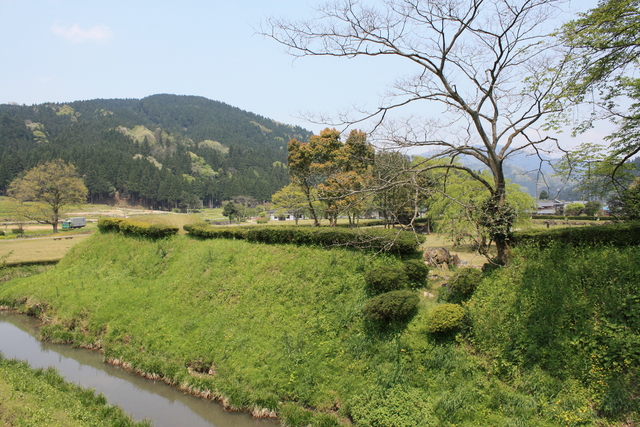 特別史跡・一乗谷朝倉氏遺跡・朝倉義景館跡・土塁と濠３の写真の写真