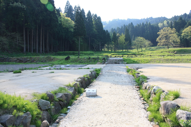 特別史跡・一乗谷朝倉氏遺跡・道路跡１の写真の写真