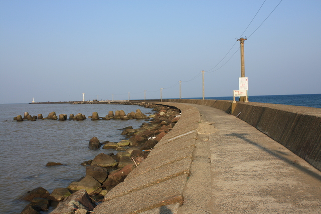 重要文化財・三国港突堤の写真の写真