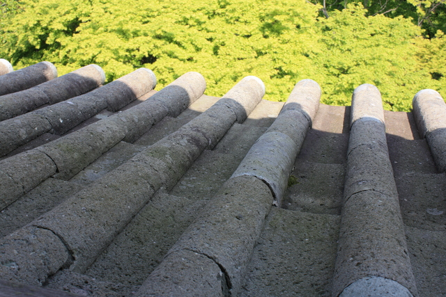 丸岡城・瓦の写真の写真