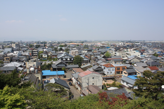 丸岡城・天守閣からの眺めの写真の写真