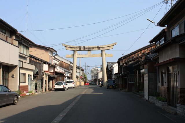 重要伝統的建造物群保存地区・小浜市小浜西組・鳥居の写真の写真