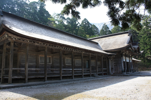 重要文化財・大上山神社奥宮・本殿・幣殿・拝殿の写真の写真