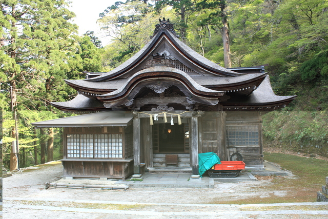 大上山神社奥宮・末社下山神社本殿・幣殿・拝殿１の写真の写真