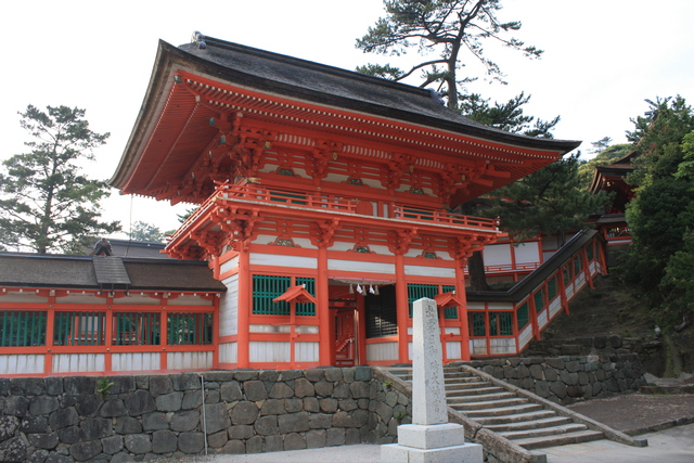 日御碕神社・日沈宮(下の宮)楼門の写真の写真