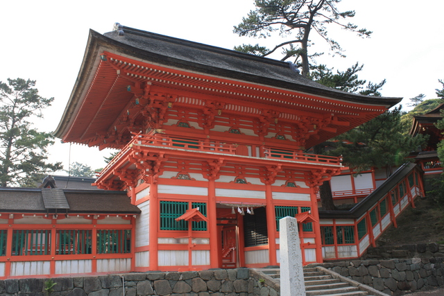 重要文化財・日御碕神社・日沈宮(下の宮)楼門の写真の写真