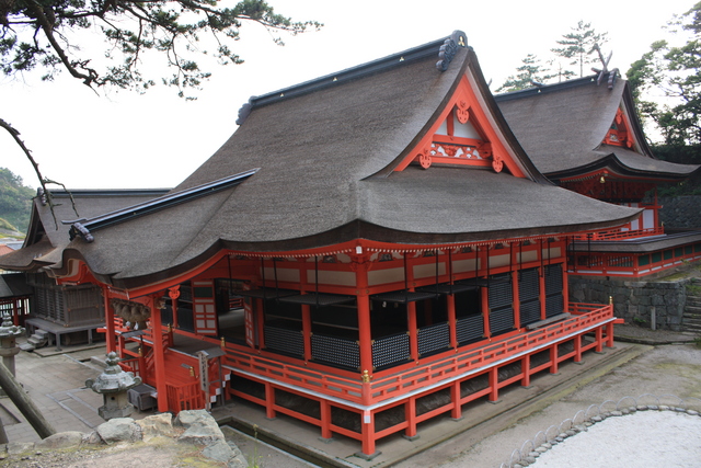 日御碕神社・日沈宮(下の宮)拝殿の写真の写真