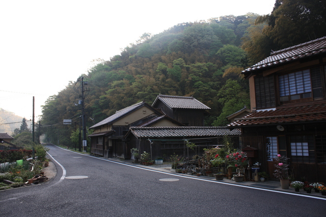 石見銀山・駐車場前の町並み１の写真の写真