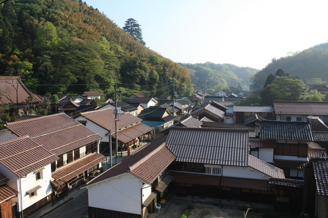 世界遺産・石見銀山遺跡・重要伝統的建造物群保存地区・大森銀山の写真の写真