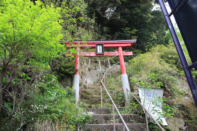 世界遺産・石見銀山遺跡・温泉津・金刀比羅神社の鳥居の写真の写真
