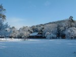 京都・賀茂別雷神社・雪の上賀茂神社
