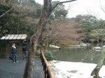 世界遺産・特別史跡・特別名勝・京都・金閣寺・池の周りを一周できない
