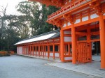 世界遺産・京都・賀茂御祖神社（下鴨神社）楼門東西廻廊１