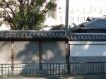 京都・冷泉家住宅の塀