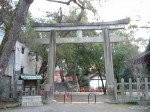 京都・八坂神社・石鳥居