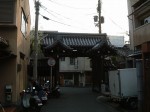 京都・島原・内側から見る大門