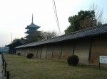 世界遺産・京都・東寺・築地塀