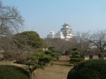 世界遺産・特別史跡・姫路城・西の丸から見る天守閣