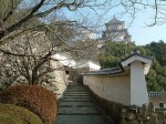 世界遺産・特別史跡・姫路城はの門南方土塀