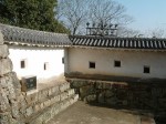 世界遺産・特別史跡・姫路城との一門東方土塀
